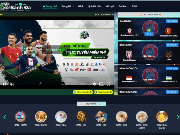 Banhda.tv – Trang web giải trí hàng đầu về bóng đá và thể thao